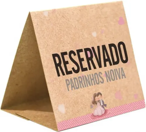 Prisma / Marcador de mesa personalizado