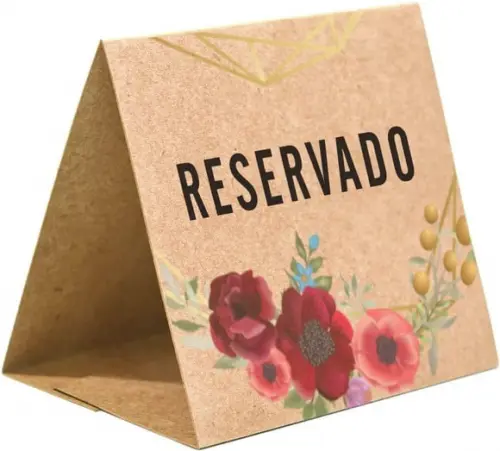 Prisma / Marcador de mesa personalizado