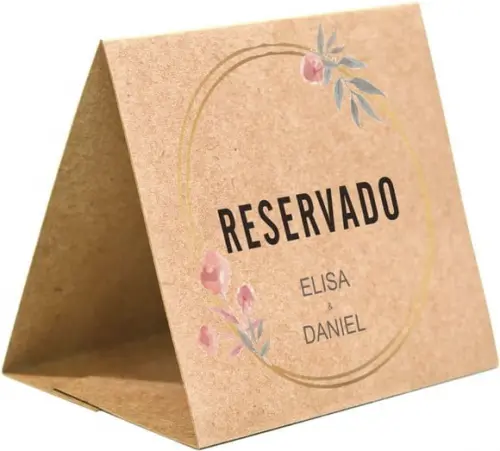Prisma / Marcador de mesa personalizado