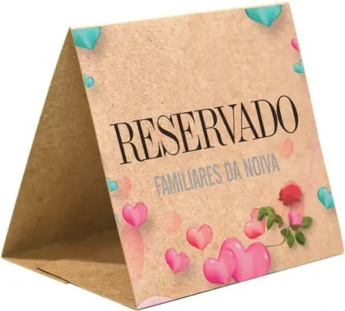Prisma / Marcador de mesa personalizado