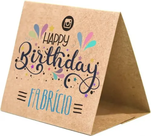 Prisma / Marcador de mesa personalizado festas