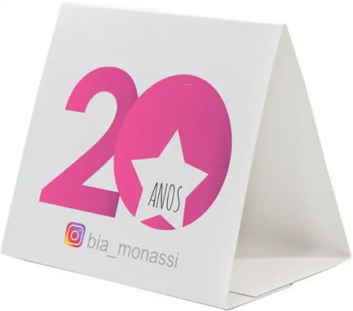 Prisma / Marcador de mesa personalizado festas