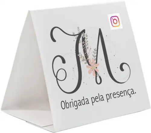 Prisma / Marcador de mesa personalizado festas