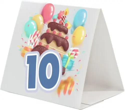 Prisma / Marcador de mesa personalizado festas