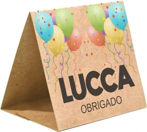 Prisma / Marcador de mesa personalizado festas