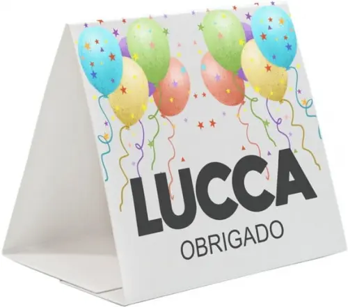 Prisma / Marcador de mesa personalizado festas