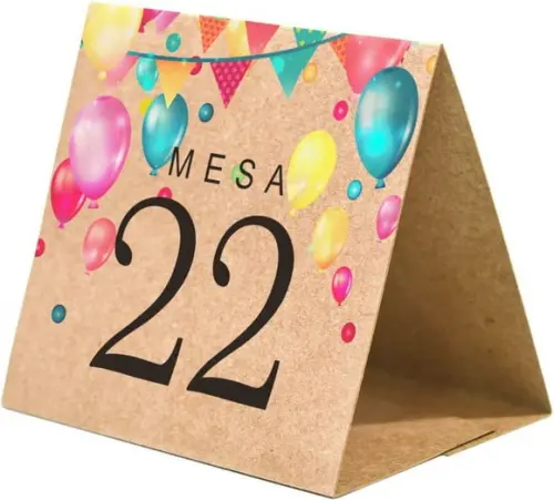 Prisma / Marcador de mesa personalizado festas