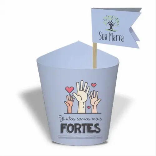 Rótulo mini suculenta + tag bandeirinha + palito. Frases