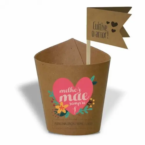 Rótulo Mini Suculenta Dia das Mães, Personalizado. Mod.02