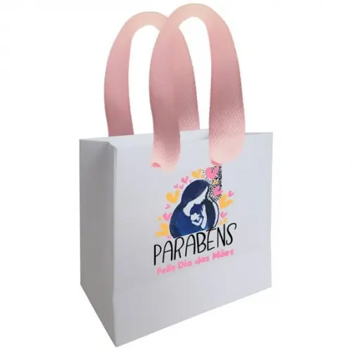 Sacolinha com Alça, Dia das Mães, Personalizada. Mod.09.