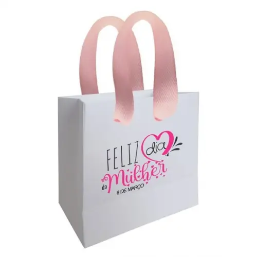 Sacolinha com Alça, Dia das Mulheres, Personalizada. Mod.02