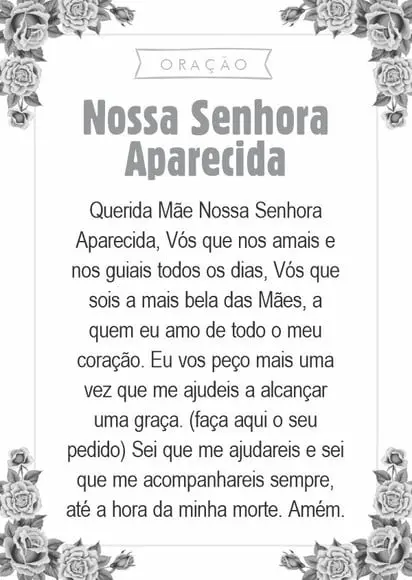 Santinho Nossa Senhora Aparecida. Pcte c/ 250 Unids