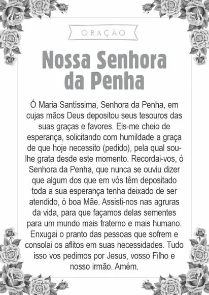 Santinho Nossa Senhora da Penha. Pcte c/ 250 Unids