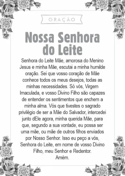 Santinho Nossa Senhora do Leite. Pcte c/ 250 Unids