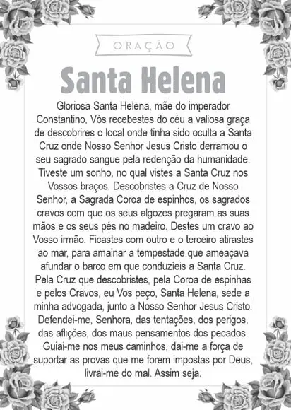 Santinho Santa Helena. Pcte c/ 250 Unids