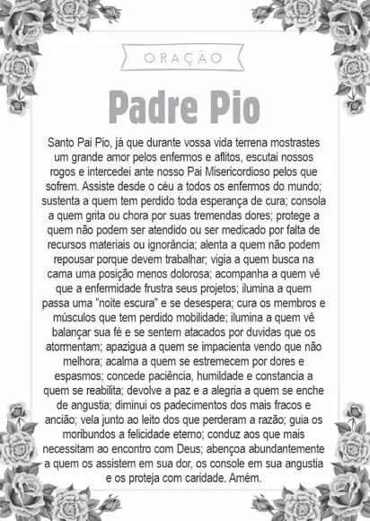 Santinho Santo Padre Pio. Pcte c/ 250 Unids