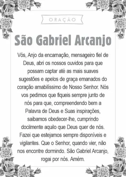 Santinho São Gabriel Arcanjo. Pcte c/ 250 Unids