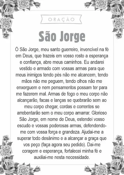 Santinho São Jorge. Pcte c/ 250 Unids