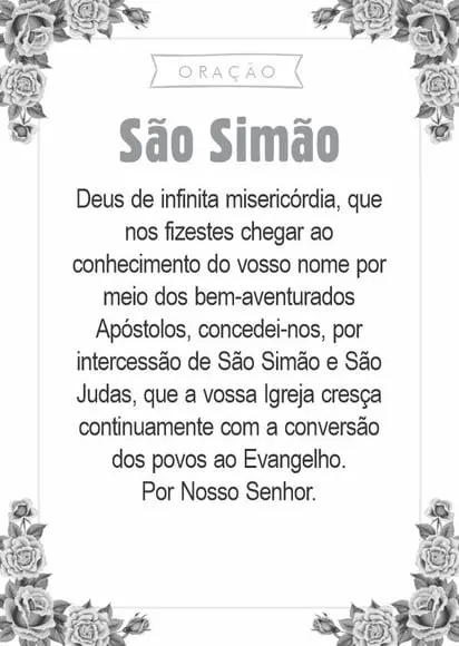 Santinho São Simão. Pcte c/ 250 Unids