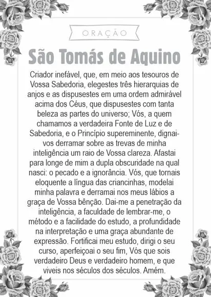 Santinho São Tomás de Aquino. Pcte c/ 250 Unids