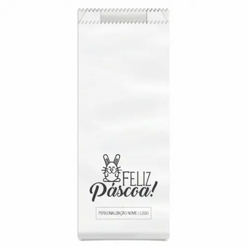 Saquinho de Papel Páscoa, Personalizado. Mod.06.
