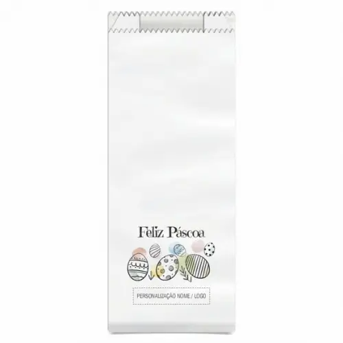 Saquinho de Papel Páscoa, Personalizado. Mod.09.