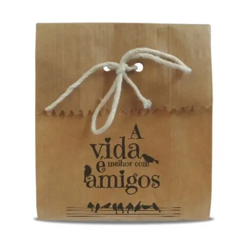 SAQUINHO PAPEL PERSONALIZADO - AMIGOS