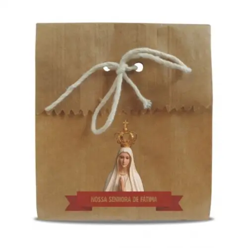 SAQUINHO PAPEL PERSONALIZADO - NOSSA SENHORA DE FÁTIMA