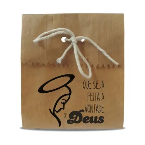 SAQUINHO PAPEL PERSONALIZADO - VONTADE DE DEUS