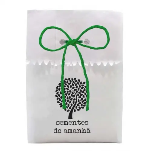 SAQUINHO PAPEL PERSONALIZADO. C/ FURO E CORDÃO - FRASES