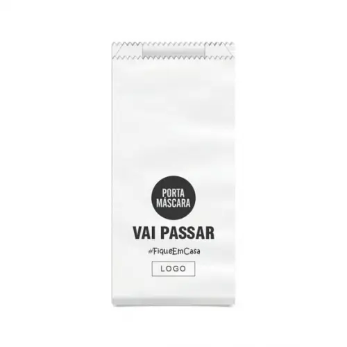 SAQUINHO PORTA MÁSCARA PERSONALIZADO