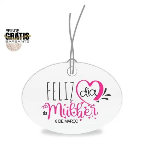 Tag Dia da Mulher Personalizada, Mod.02
