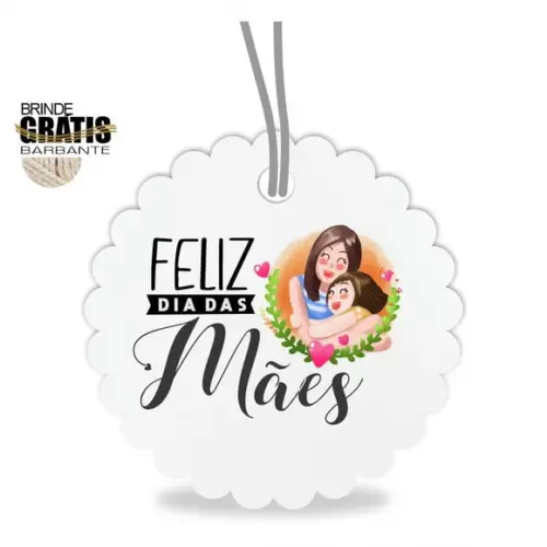 Tag Dia das Mães Personalizada, Mod.03