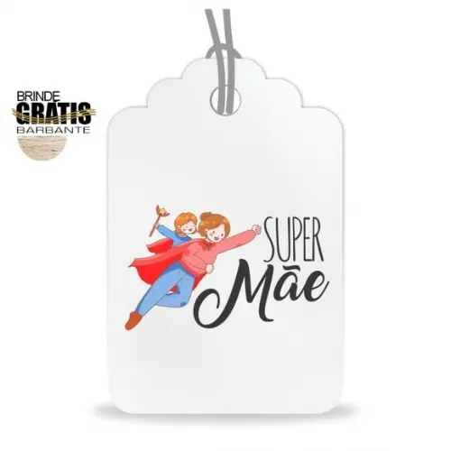 Tag Dia das Mães Personalizada, Mod.04