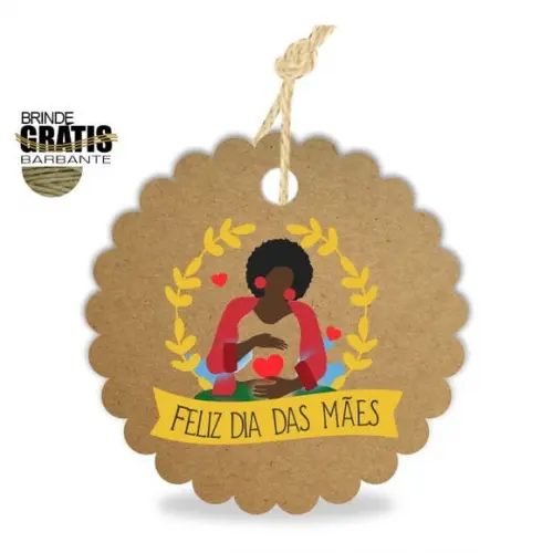 Tag Dia das Mães Personalizada, Mod.05