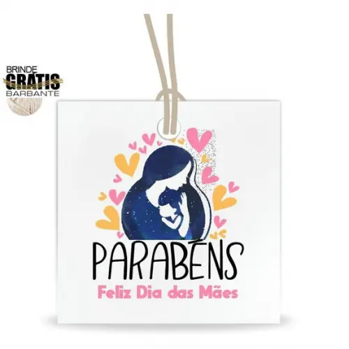 Tag Dia das Mães Personalizada, Mod.09