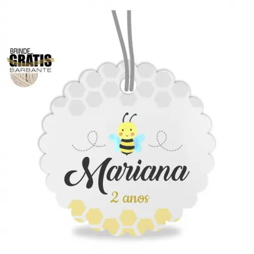 Tag infantil escalope abelhinhas
