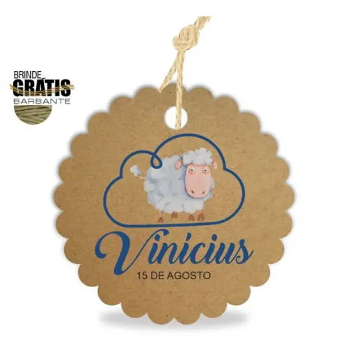 Tag infantil escalope ovelhinha