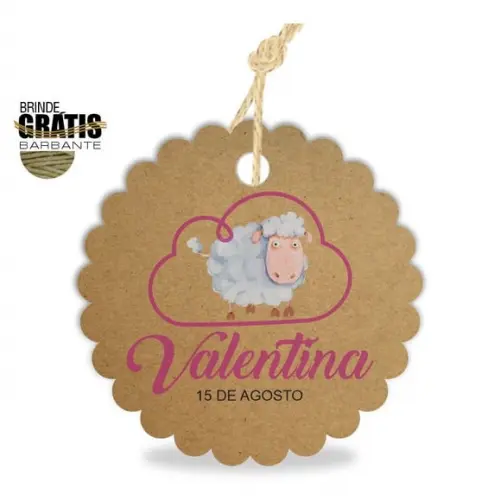 Tag infantil escalope ovelhinha