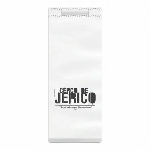 Cerco de Jericó - Saquinho Kraft Simples Personalizado