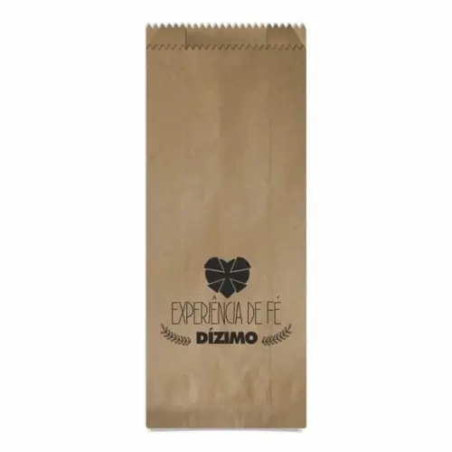 Dizimista - Saquinho Kraft Simples Personalizado