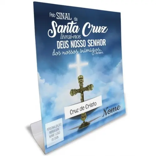 Kit Cartão Altar + Imagem Crucifixo, M1
