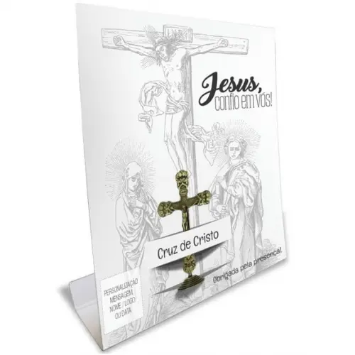 Kit Cartão Altar + Imagem Crucifixo, M2