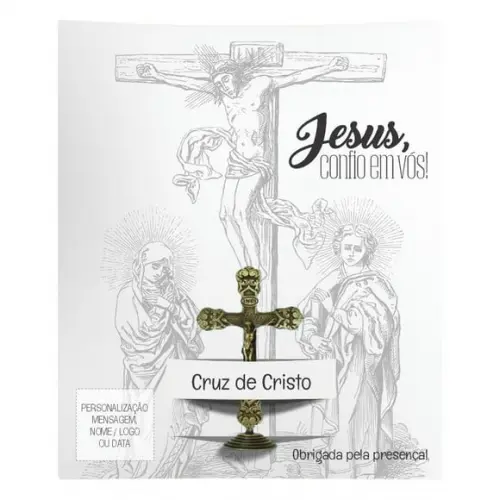 Kit Cartão Altar + Imagem Crucifixo, M2