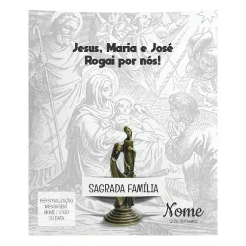 Kit Cartão Altar + Imagem da Sagrada Família, M2