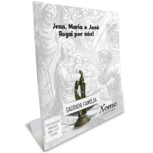 Kit Cartão Altar + Imagem da Sagrada Família, M2