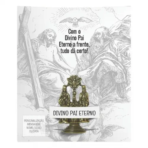 Kit Cartão Altar + Imagem de Divino Pai Eterno, M1
