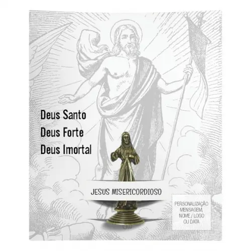 Kit Cartão Altar + Imagem de Jesus Misericordioso, M2