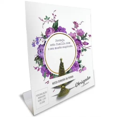 Kit Cartão Altar + Imagem de Nossa Senhora da Penha, M2