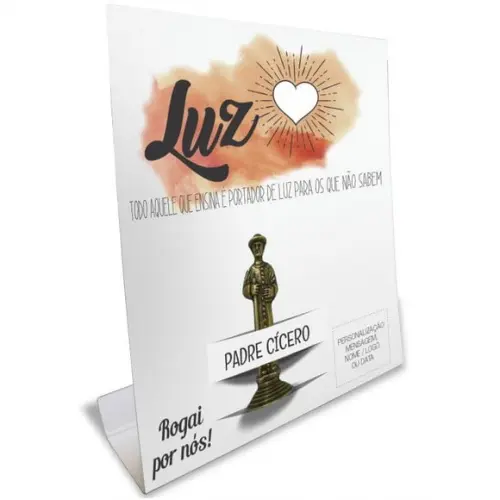 Kit Cartão Altar + Imagem de Padre Cícero, M1